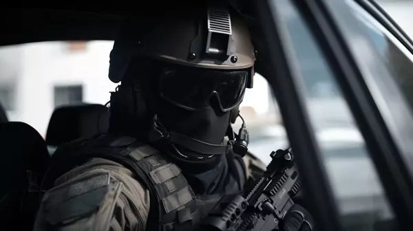 Etiquetas con QR equipo táctico